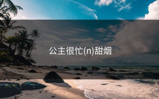 公主很忙(n)甜烟