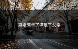 离婚两年了满足了父亲