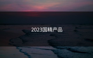 2023国精产品