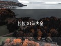 拉拉DO法大全