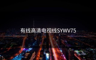有线高清电视线SYWV75